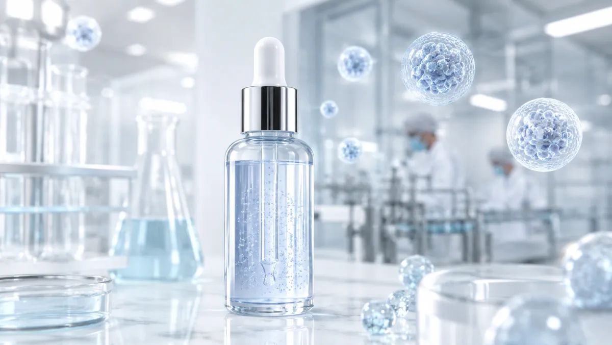 Korean exosome serum bottles representing exosome serum OEM manufacturing in Korea