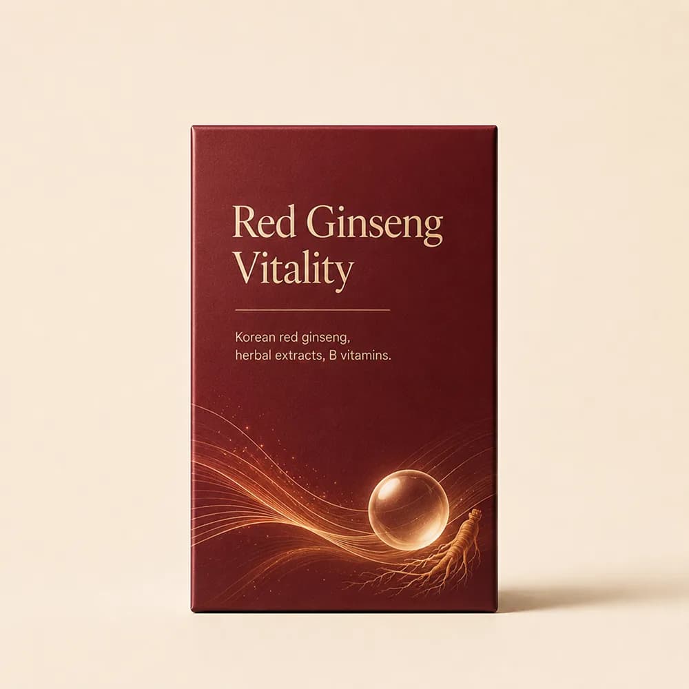 Red Ginseng Vitality Formula, Korean OEM/ODM manufacturing