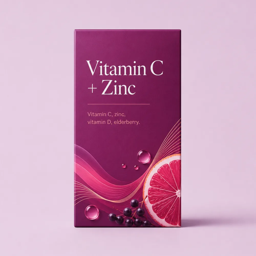 Vitamin C + Zinc Formula, Korean OEM/ODM manufacturing