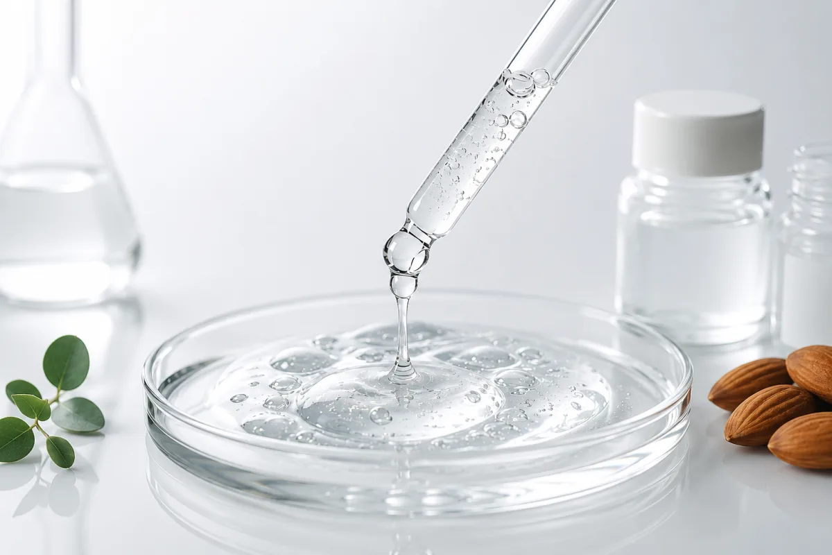 Korean exfoliating toner with PHA and mandelic acid representing gentle acid OEM manufacturing
